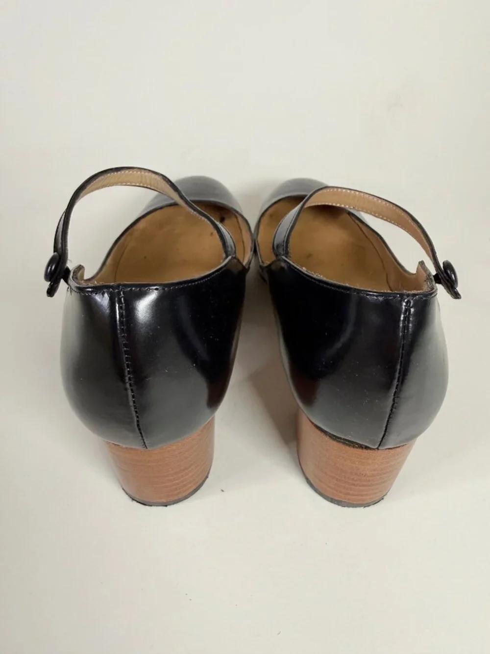 A.P.C. Women's Black Jasmine Mary Jane Shoes EU 39 - Picture 3 of 6